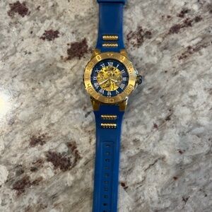 Blue and Gold Men's Watch